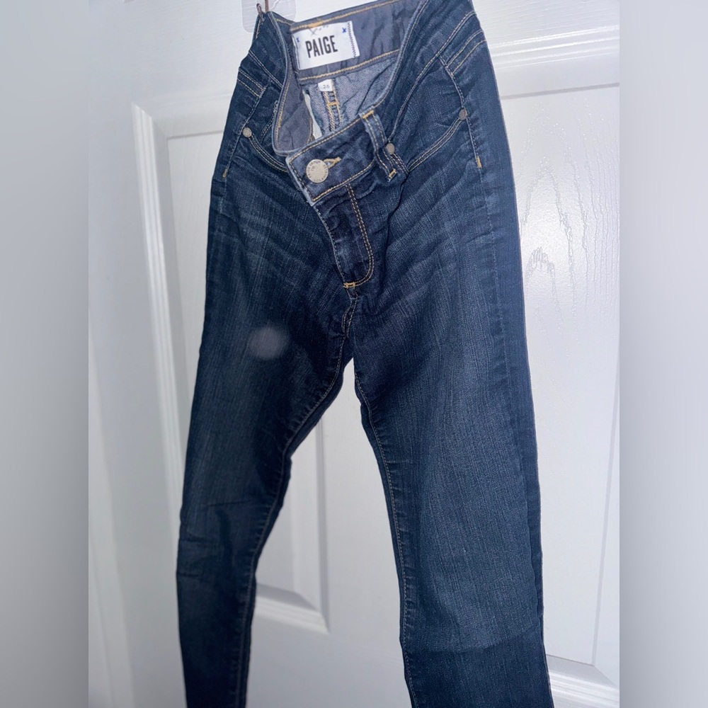 PAIGE Blue Skinny Jeans Classic Denim Style